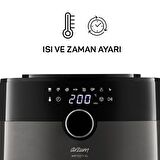 Arzum AR2074-G 6 lt Yağsız Airfryer Siyah