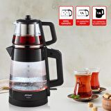 Arzum AR3136 1800 W Çay Makinesi Siyah 