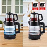Arzum AR3136 1800 W Çay Makinesi Siyah 
