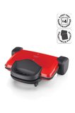 AR2007 Sultane 1800W 4 Dilim Kapasiteli Izgara ve Tost Makinesi, 180 Derece Açılır Gövde, Kırmızı