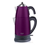 Arzum AR3055 Çaycı 1800W  Lux Çay Makinesi - Mürdüm