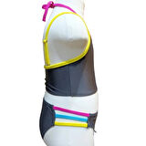 3-14 Yaş Kız Çocuk Bikini Siyah