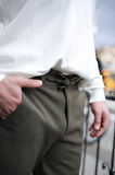 Bel Lastik İpli Kumaş Jogger