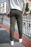 Bel Lastik İpli Kumaş Jogger