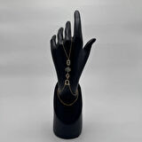 Gold Trend Renkli Taşlı Şahmeran - Gold