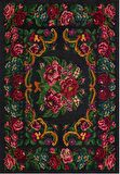 Çam Halı Gloria TD732 Siyah Karabağ Desen Dokuma Saçaklı Kilim Listeye Geri Dön