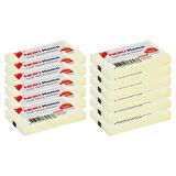 Noki Memo 50x75 mm Yapışkanlı Not Kağıdı 100 Yaprak Sarı 12 Adet 12006