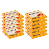 Noki Memo 75x75 mm Yapışkanlı Not Kağıdı 80 Yaprak Turuncu 12 Adet 12164
