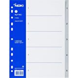 Noki Seperatör 1-5 Rakamlı Plastik A4 59205