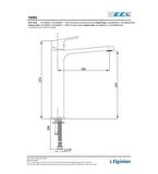 Eca Tiera Yüksek Tip Çanak Lavabo Bataryası 102188002
