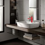 E.C.A Myra Orta Boy Lavabo Bataryası - Kırmızı 104308983