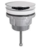 E.C.A Sabit Kapaklı Pirinç Lavabo Sifonu Üst Takım 402129032