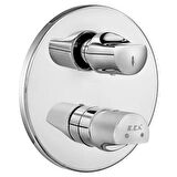 E.C.A Myra 102167303H-Y+102166301 Gümüş Banyo Bataryası