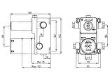 E.C.A Myra 102167303H-Y+102166301 Gümüş Banyo Bataryası