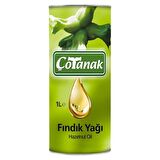 Çotanak Fındık Yağı 1 lt Teneke
