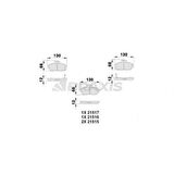 Tata Fren Balatası On Honda CIVIC 2001-2006 Euro CIVIC 1996-1999 Rover 1996-2000 Tata Telcolıne - Braxıs Ab0023