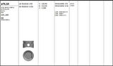 Vag Piston+segman (76,51mm Std) Polo Cordoba Arosa İbiza II İnca Vento 1,4 Apq Aex Akv Anx 91>99 - Kingpiston 18-7010530