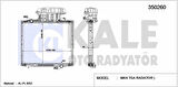 Man Truck Motor Su Radyatoru Man Tga 18.430 D2066 04> Tga 18.410 D2866 00> (cerceveli) / (mt) Alcak Kabın - Kale 350260