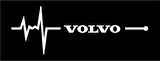 Volvo Napız Kalp Kelebek Cam için Sticker Yapıştırma