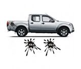 Nissan Navara Off Road Set Sticker Araba Stickerı Yapıştırma