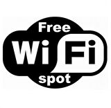 Ücrestiz Wifi Free Wifi Spot Sticker