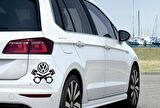 Volkswagen Piston Araba Sticker Yapıştırma