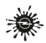 Opel Boya Sıçraması Görünümü Araba Stickerı 15CM 2 Adet
