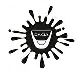 Dacia Boya Sıçraması Görünümü Araba Stickerı 15CM 2 Adet