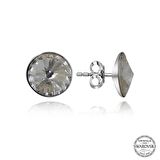 Swarovski Crystal Taşlı Lucky Life 925 Ayar Gumuss  Çivili Kadın Küpe