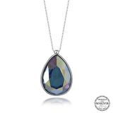 Swarovski Crystal Taşlı Damla Lucky Life 925 Ayar Gumuss  Kadın Kolye