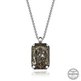 Swarovski Crystal Taşlı Top Zincir Lucky Life 925 Ayar Gumuss  Kadın Kolye