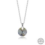 Swarovski Crystal Taşlı Lucky Life 925 Ayar Gumuss  Kadın Kolye