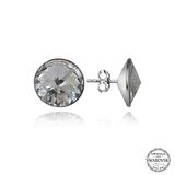 Swarovski Crystal Taşlı Lucky Life 925 Ayar Gumuss  Çivili Kadın Küpe