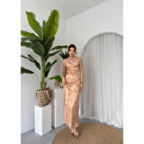 Lucky Life Kadın Çiçek Detaylı Elbise