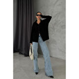 Anya Oversize Gabardin Ceket -