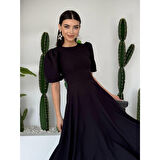 Lucky Life Kadın Catania Balon Kol Elbise