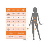 Lucky Life Kadın önden Fermuarlı Cepli Geniş Kesim Lame Deri Pantolon