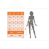 Lucky Life Kadın Yüksek Bel Belden Toka Detaylı Dalgıç Tayt