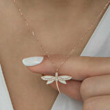 Gümüş Rose Yusufçuk Kadın Kolye