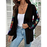 Lucky Life Lucky Life Kadın Uzun Kollu önü Açık şardonlu Kaşkorse Ceket