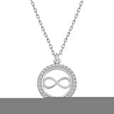 Gümüş Minik Sonsuzluk Kadın Kolye