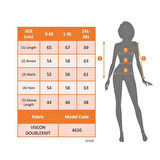 Lucky Life Lucky Life Kadın Uzun Kollu V Yakalı Viskon Iki Iplik Bluz