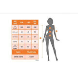 Lucky Life Kadın Uzun Kollu Yakası Bağcıklı Uzun Puantiyeli Krep Maxi Elbise