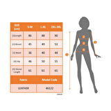 Lucky Life Kadın Uzun Kollu Yakalı Mini Deri Elbise