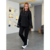 Lucky Life Lucky Life Kadın Inci Detay Modal Kumaş Ikili Takım