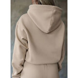 Lucky Life Kadın Uzun Kollu Nope Baskılı Beli Ribanalı Ikili Takım