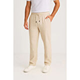 Lucky Life Erkek Keten Pantolon –