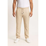 Lucky Life Erkek Keten Pantolon –