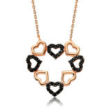 Gümüş Kalpli Aşk Kadın Kolye