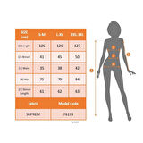 Lucky Life Kadın Uzun Kollu V Yakalı çiçek Desenli Maxi Süprem Elbise